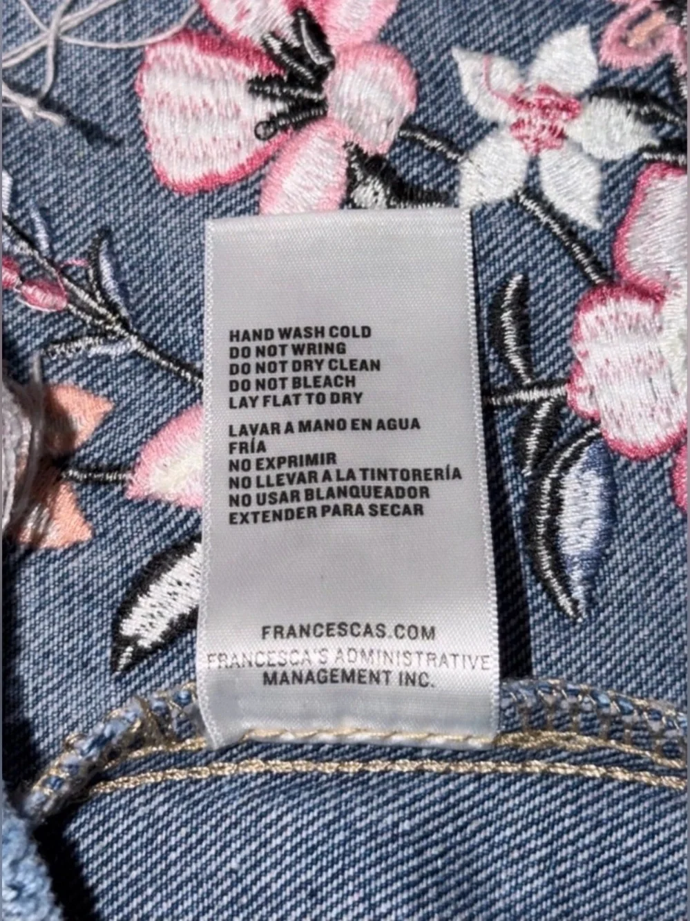 Audrey Parks x Francesca's Blue Raw Vintage-Inspired Mini Skirt Women's L NWT
